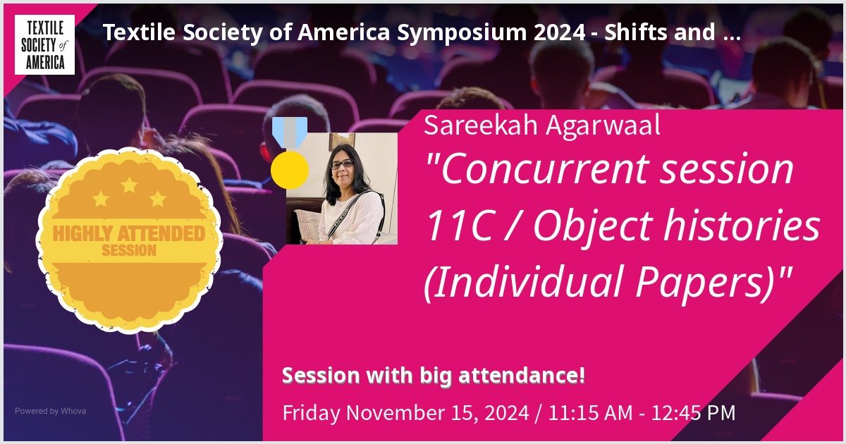 TEXTILE SOCIETY OF AMERICA SYMPOSIUM 2024 - SHIFTS & STRANDS
