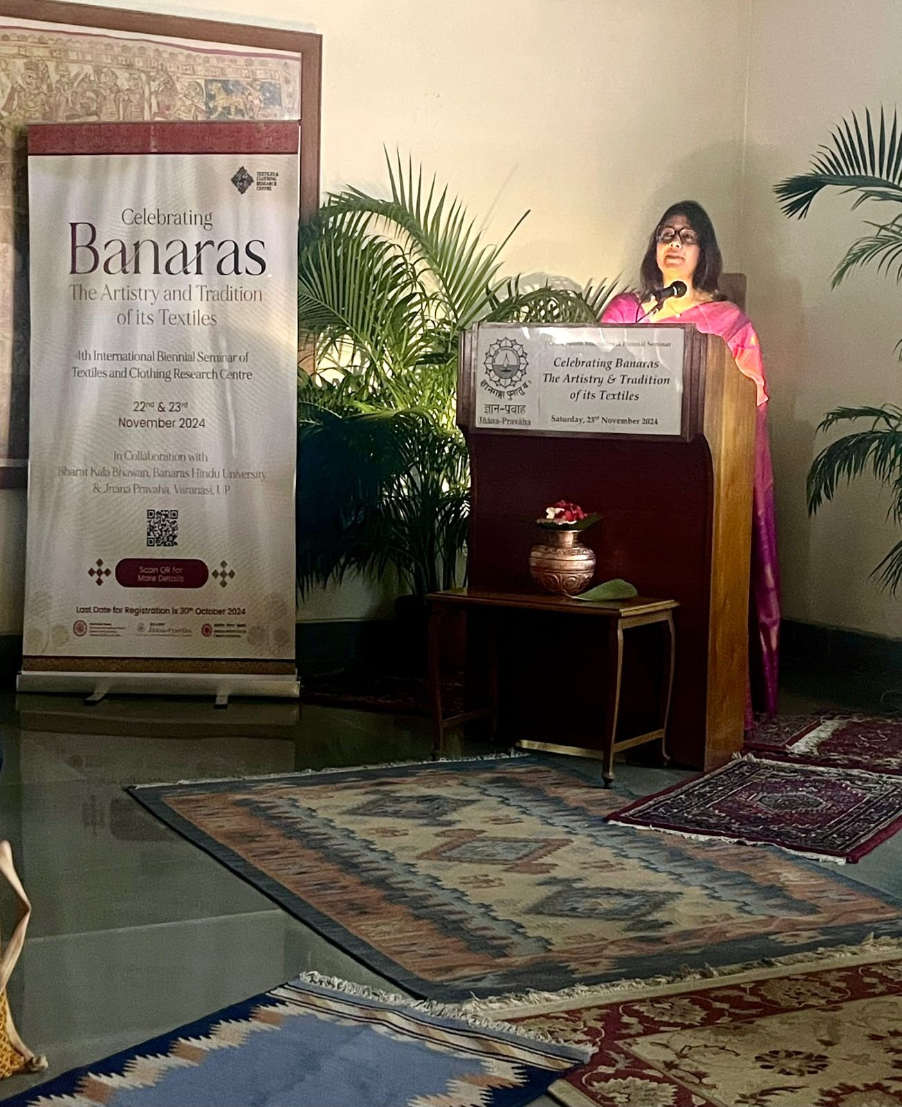 4TH INTERNATIONAL BIENNIAL SEMINAR OF TEXTILES AND CLOTHING RESEARCH CENTRE ON CELEBRATING BANARAS: THE ARTISTRY AND TRADITION OF ITS TEXTILES
