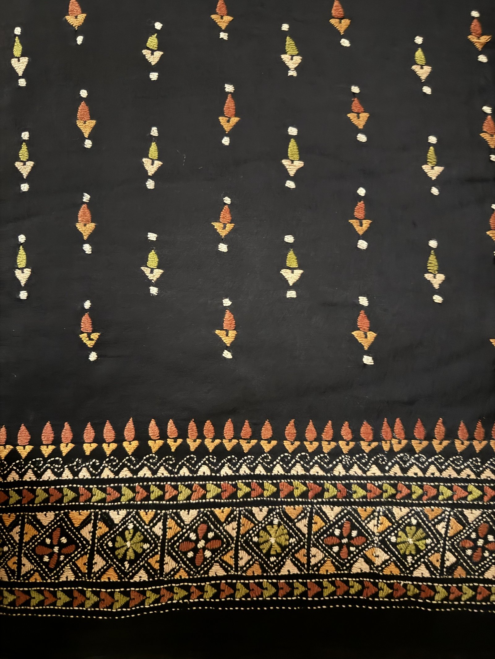 Bengal Kantha Sari